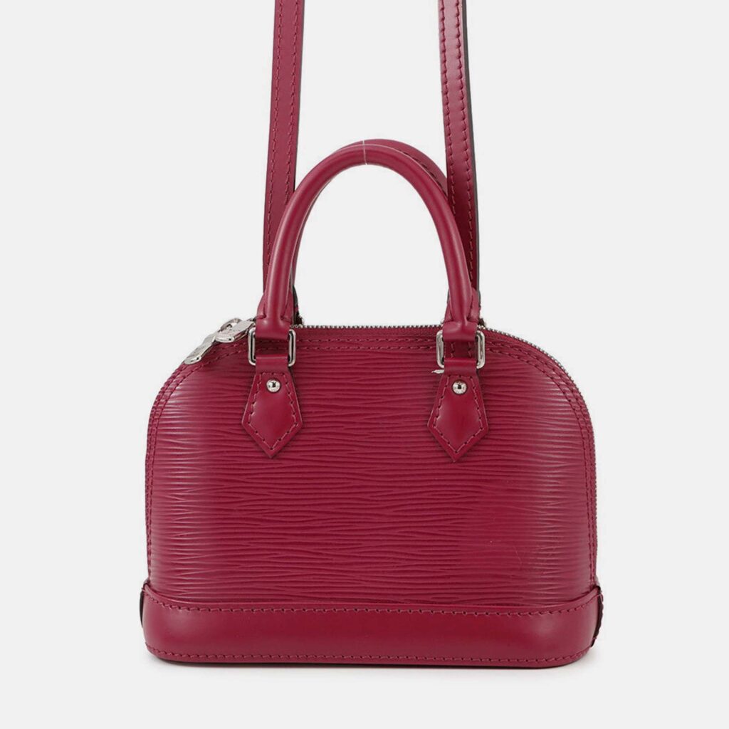 Louis Vuitton Alma Nano Pink Epi Leather Mini Bag