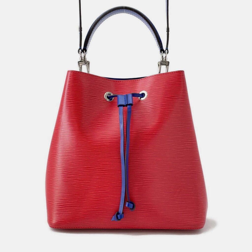Louis Vuitton Neonoe Red, Blue Epi Leather Shoulder Bag