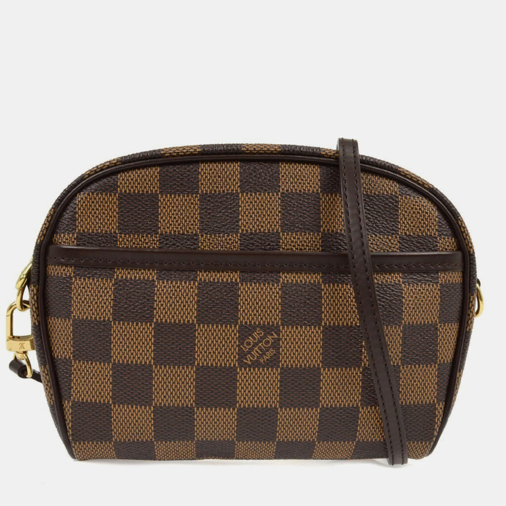 Louis Vuitton Damier Pochette Ipanema Canvas Shoulder Bag Louis Vuitton Damier Pochette Ipanema Canvas Shoulder Bag