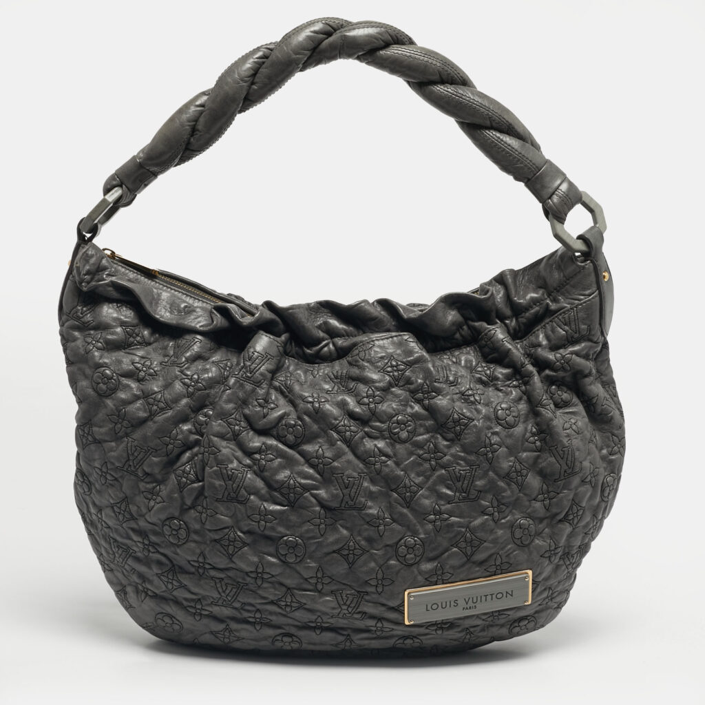 Louis Vuitton Anthracite Monogram Leather Olympe Nimbus GM Bag Louis Vuitton Anthracite Monogram Leather Olympe Nimbus GM Bag