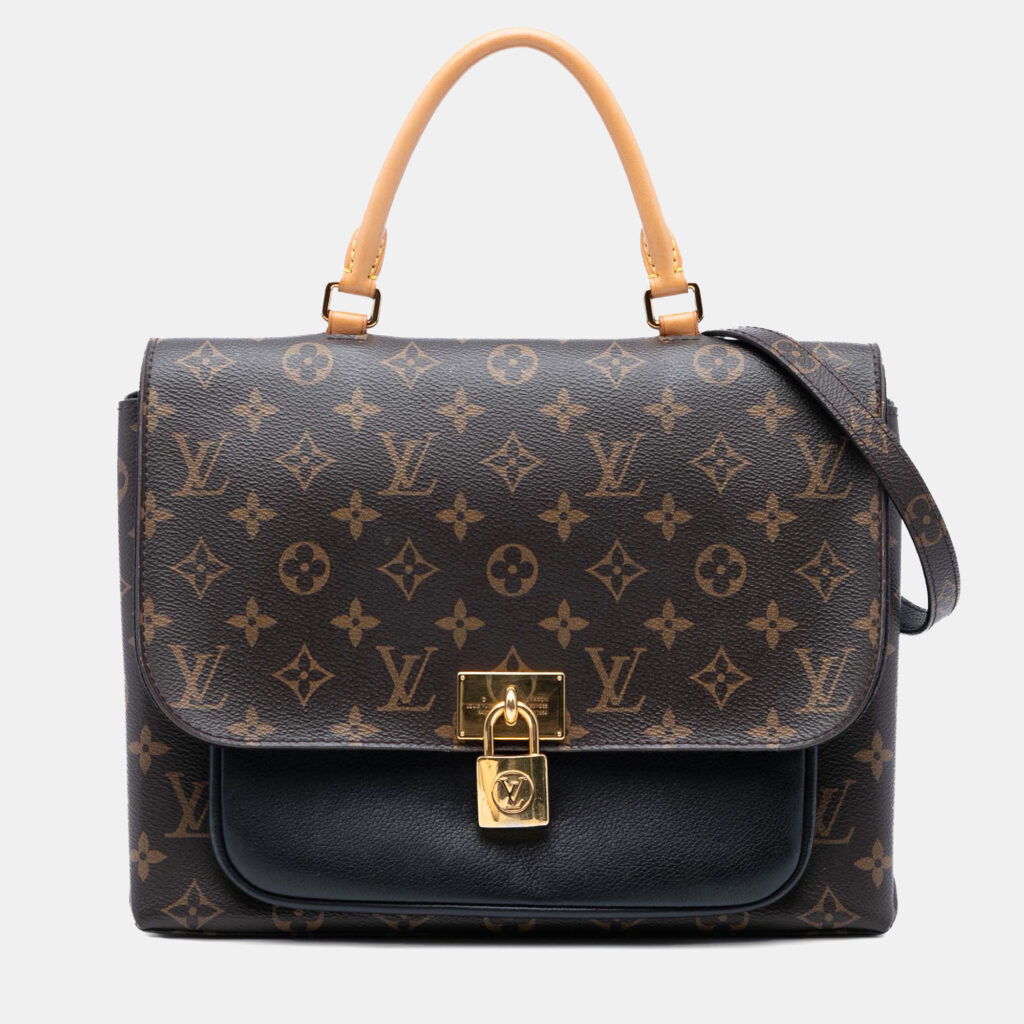 Louis Vuitton Marignan Brown Monogram Coated Canvas Top Handle Bag Louis Vuitton Marignan Brown Monogram Coated Canvas Top Handle Bag