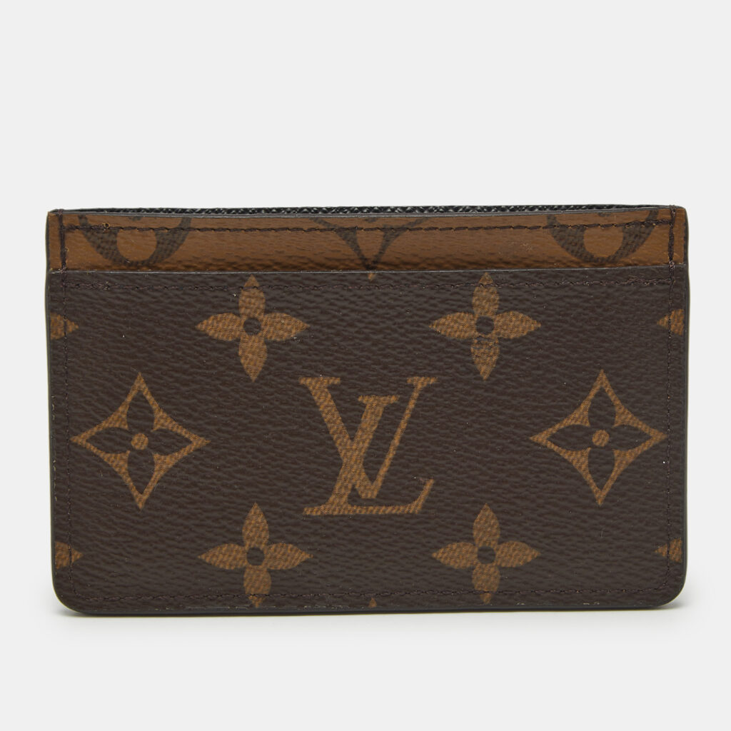 Louis Vuitton Monogram Reverse Canvas Card Holder Louis Vuitton Monogram Reverse Canvas Card Holder