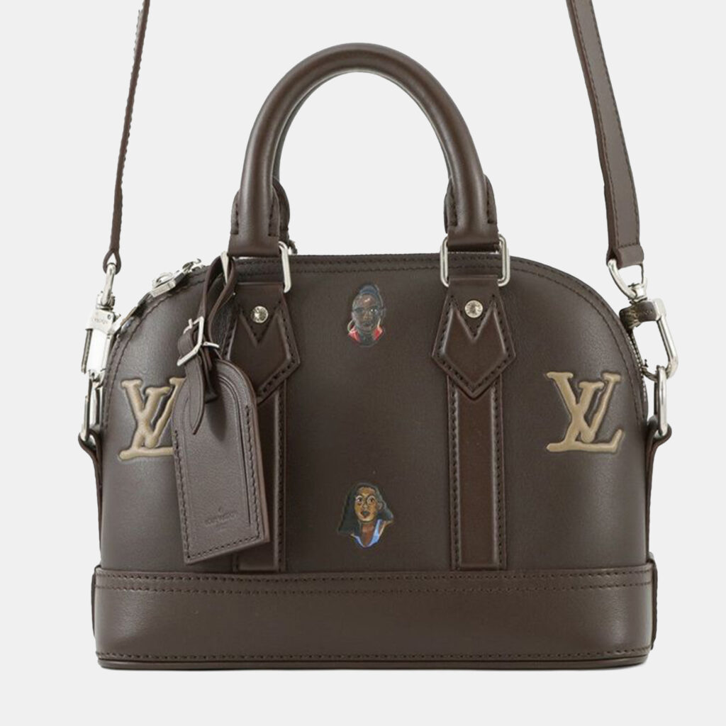 Louis Vuitton Henry Taylor Alma 25 Calfskin Leather Top Handle Bag