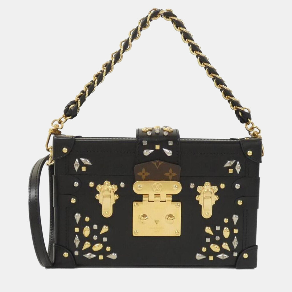 Louis Vuitton Petite Malle Monogram Canvas Shoulder Bag Louis Vuitton Petite Malle Monogram Canvas Shoulder Bag