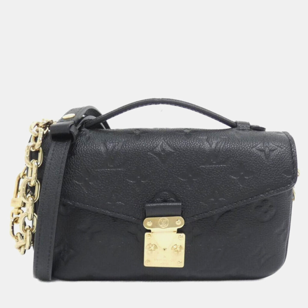 Louis Vuitton Pochette Metis Ew Monogram Empreinte Leather Shoulder Bag Louis Vuitton Pochette Metis Ew Monogram Empreinte Leather Shoulder Bag