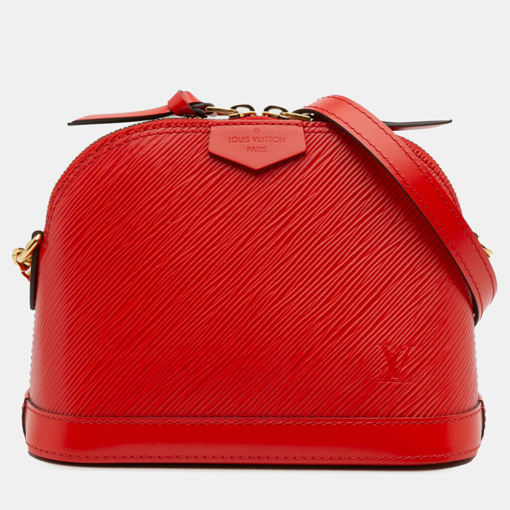 Louis Vuitton Alma Mini Epi Leather Top Handle Bag Louis Vuitton Alma Mini Epi Leather Top Handle Bag