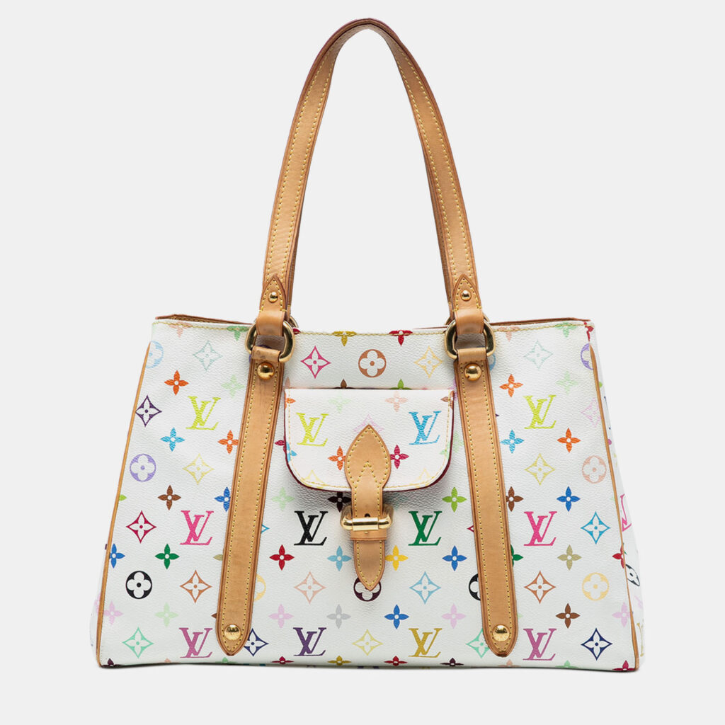 Louis Vuitton Aurelia MM Multicolor Monogram Canvas Tote Bag Louis Vuitton Aurelia MM Multicolor Monogram Canvas Tote Bag