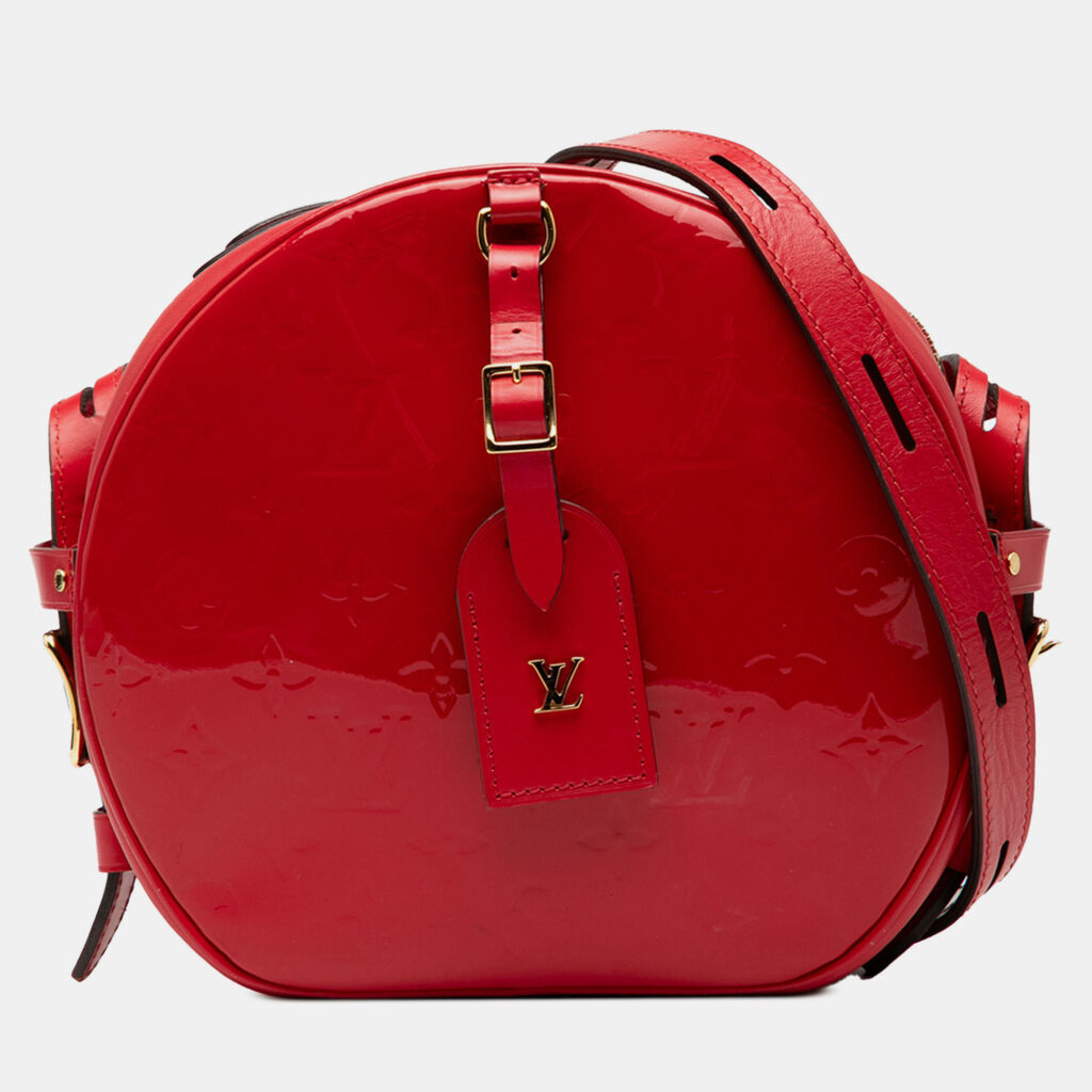 Louis Vuitton Boite Chapeau Souple PM Monogram Vernis Leather Crossbody Bag