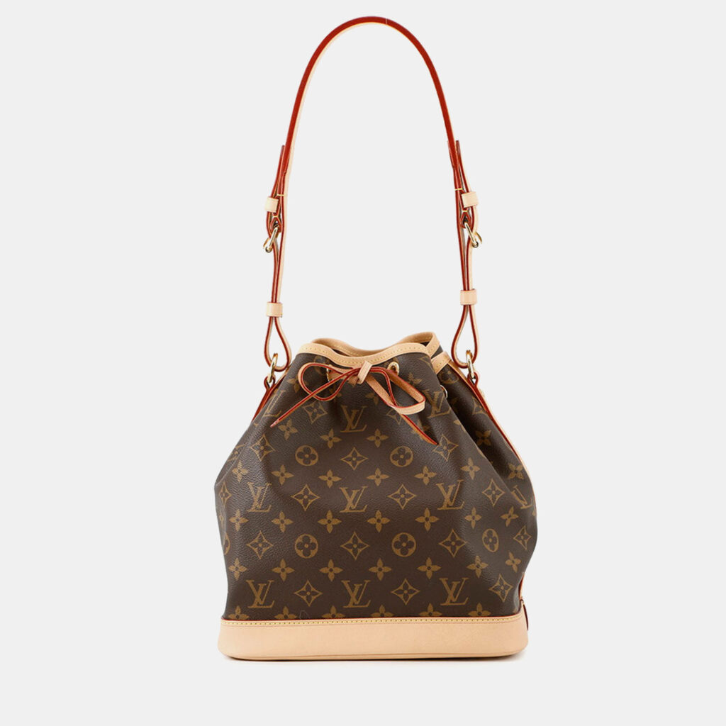 Louis Vuitton Petit Noe Brown Monogram Canvas Shoulder Bag