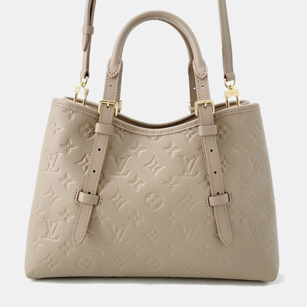 Louis Vuitton Babylone PM Grey Monogram Empreinte Leather Tote Bag Louis Vuitton Babylone PM Grey Monogram Empreinte Leather Tote Bag