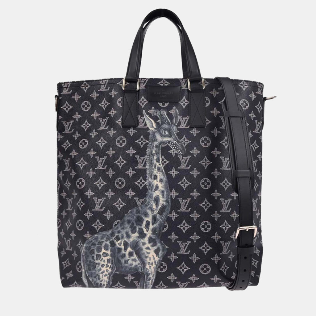 Louis Vuitton Monogram Savannah Chapman MM Canvas Tote Bag Louis Vuitton Monogram Savannah Chapman MM Canvas Tote Bag