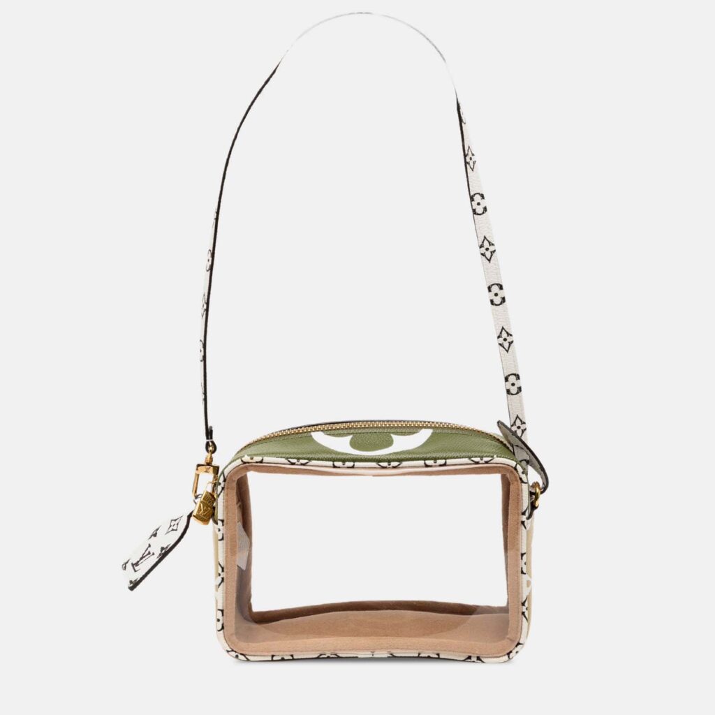 Louis Vuitton Monogram Giant Jungle Coated Canvas Beach Pouch Bag
