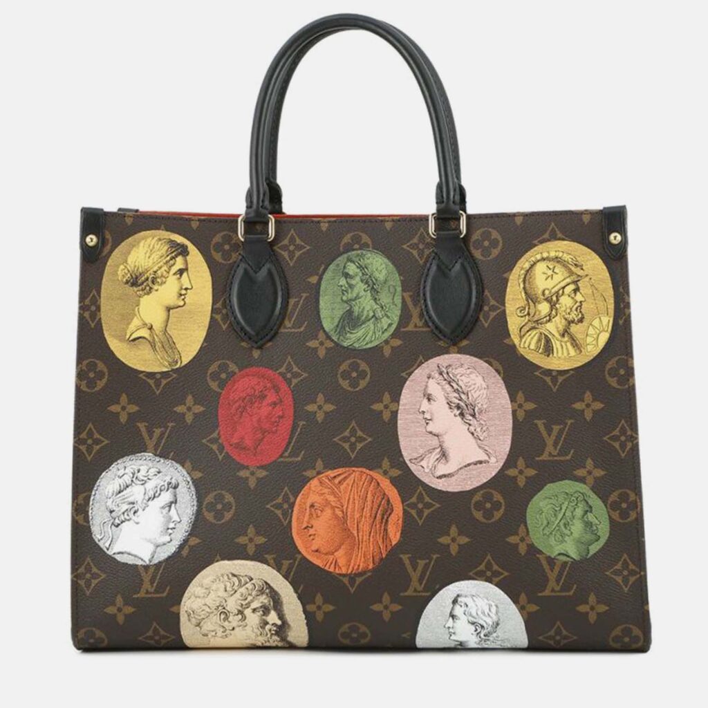 luxury-women-louis-vuitton-used-handbags-p1239729-002-1.jpg Louis Vuitton OnTheGo MM Beige, Pink Monogram Coated Canvas Tote Bag