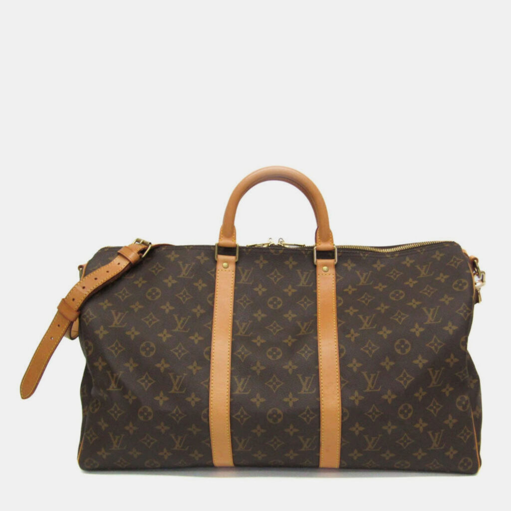 Louis Vuitton Keepall Bandouliere 50 Monogram Canvas Duffel Bag