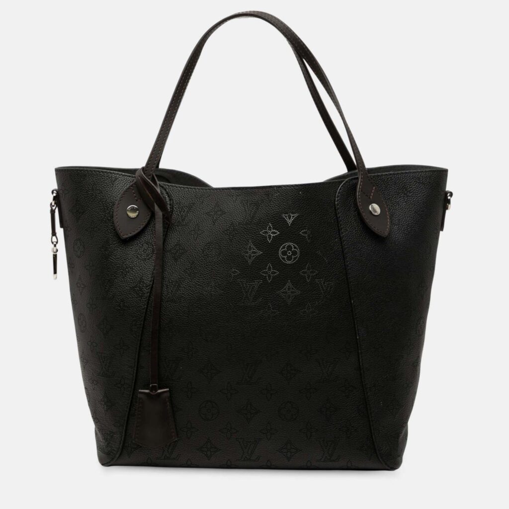 Louis Vuitton Hina MM Monogram Mahina Calfskin Leather Tote Bag Louis Vuitton Hina MM Monogram Mahina Calfskin Leather Tote Bag