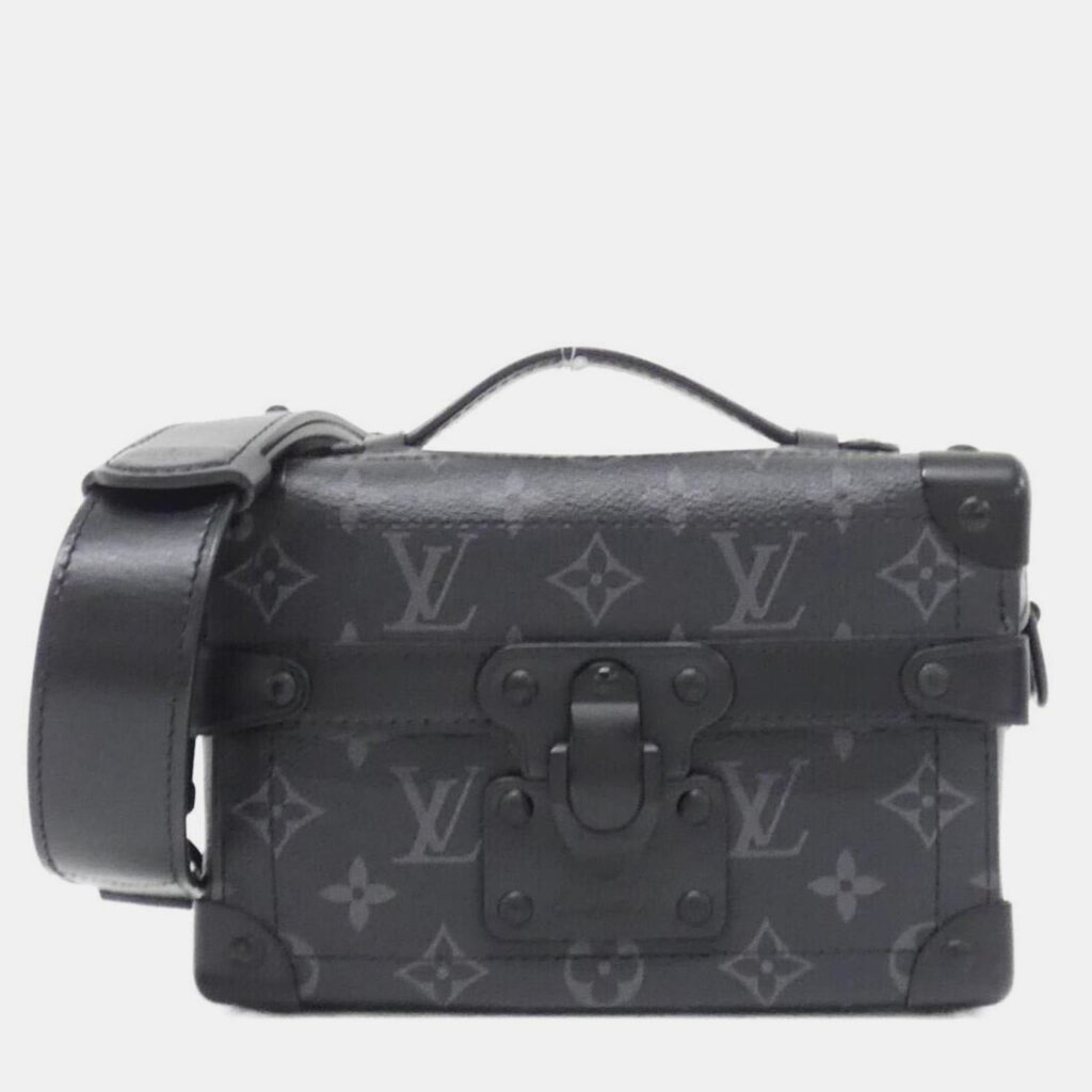 Louis Vuitton Soul Trunk Monogram Eclipse Canvas Shoulder Bag Louis Vuitton Soul Trunk Monogram Eclipse Canvas Shoulder Bag