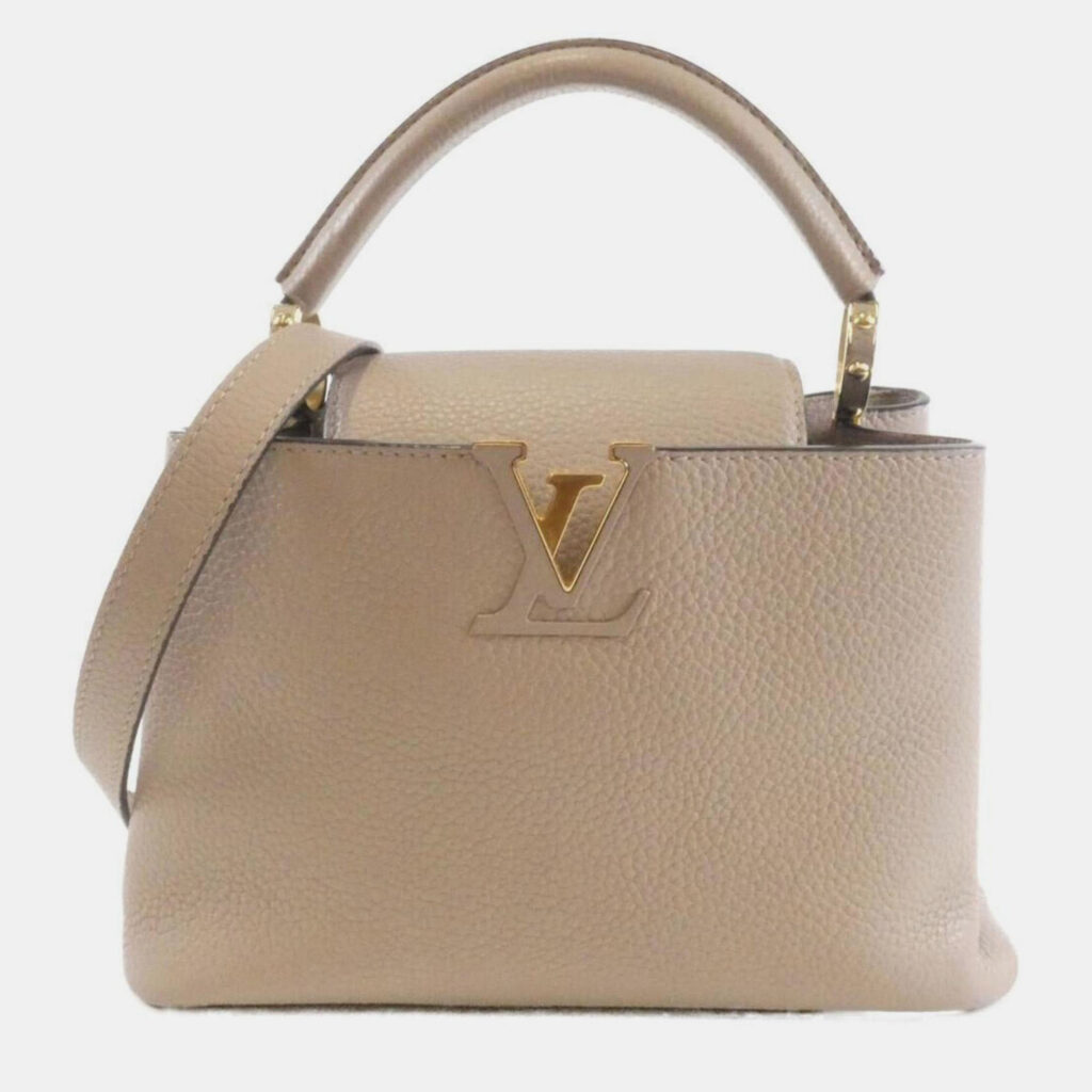 Louis Vuitton Capucines Bb Taurillon Leather Top Handle Bag Louis Vuitton Capucines Bb Taurillon Leather Top Handle Bag