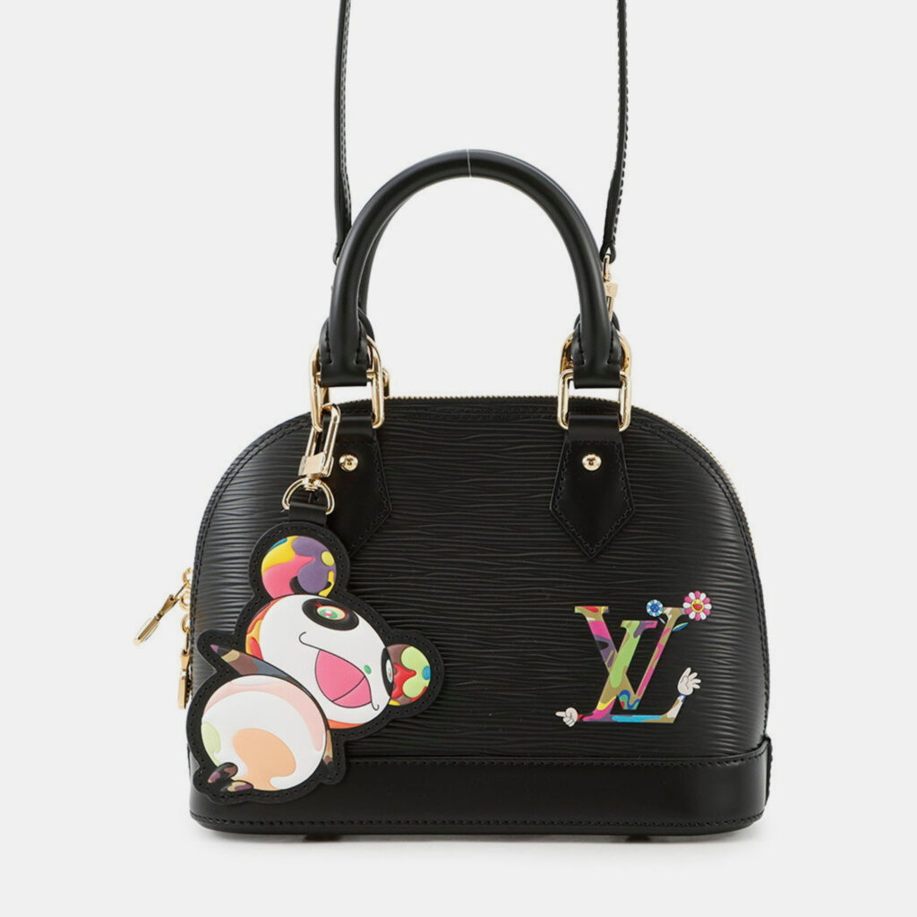 Louis Vuitton Alma BB Black Epi Leather Shoulder Bag Louis Vuitton Alma BB Black Epi Leather Shoulder Bag