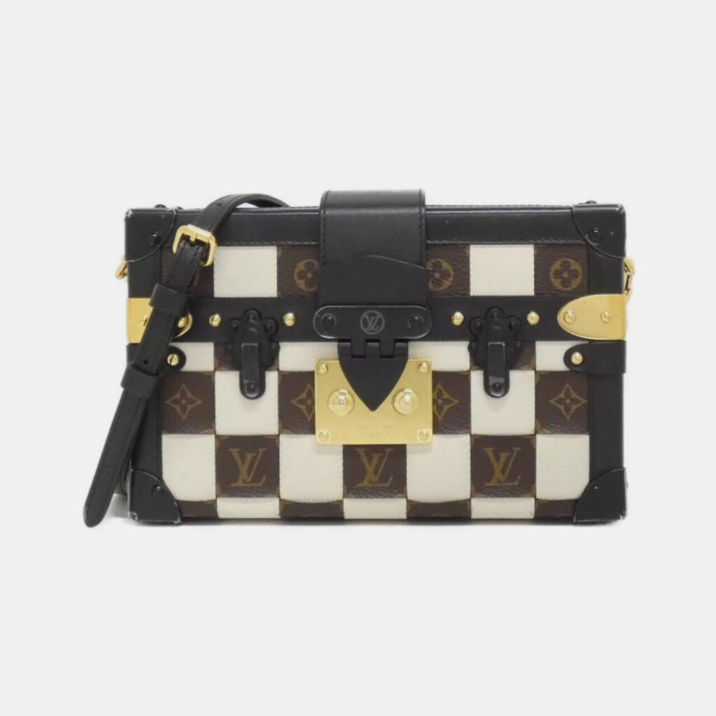 Louis Vuitton Petite Malle Monogram Canvas Shoulder Bag Louis Vuitton Petite Malle Monogram Canvas Shoulder Bag