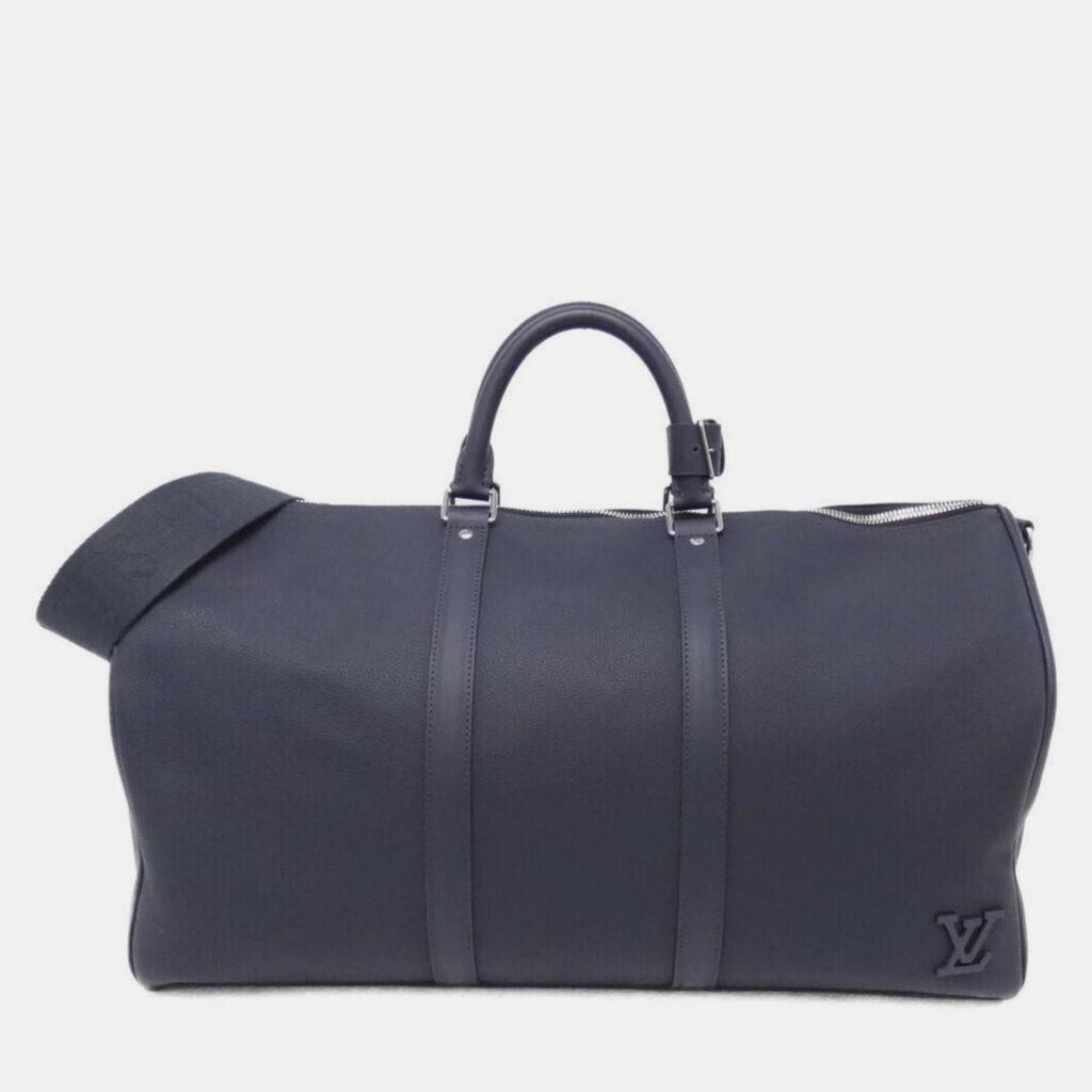 Louis Vuitton Aerogram Keepall Bandouliere 50 Aerogram Calfskin Leather Duffel Bag Louis Vuitton Aerogram Keepall Bandouliere 50 Aerogram Calfskin Leather Duffel Bag