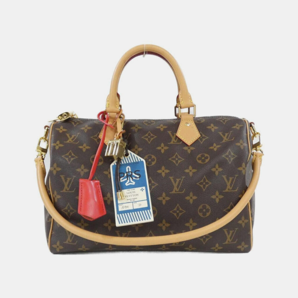 Louis Vuitton Monogram Speedy Bandouliere 30 Brown Monogram Coated Canvas Boston Bag Louis Vuitton Monogram Speedy Bandouliere 30 Brown Monogram Coated Canvas Boston Bag