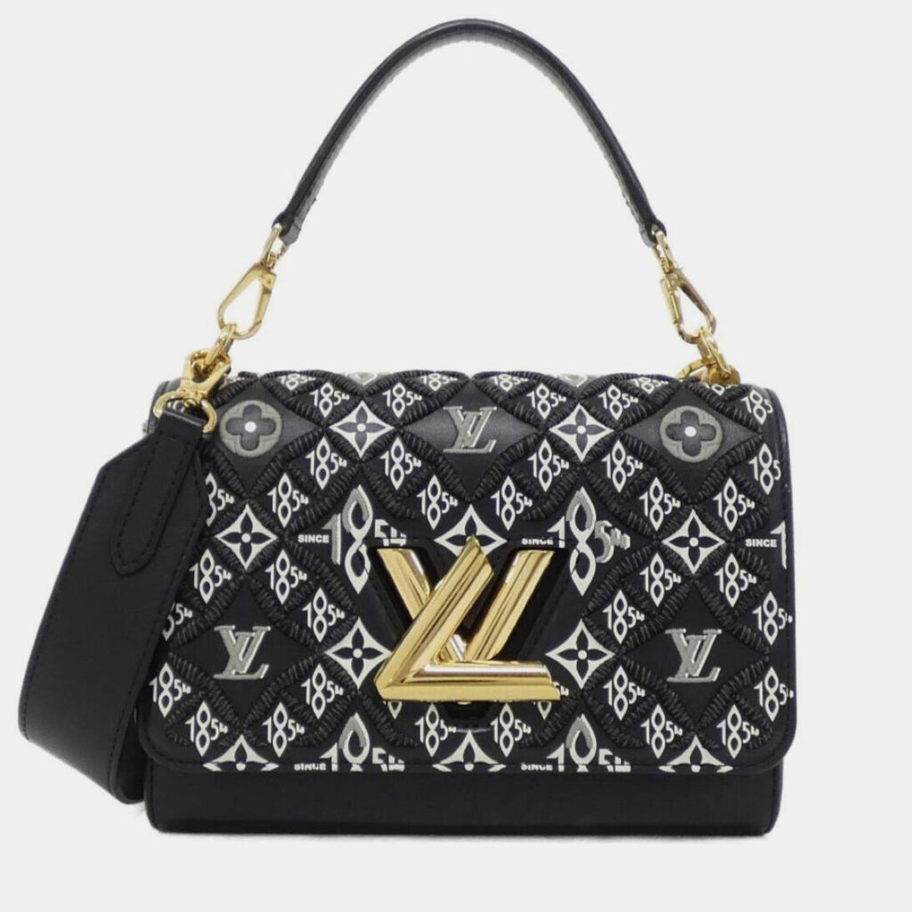 Louis Vuitton Since 1854 Twist MM Jacquard Shoulder Bag Louis Vuitton Since 1854 Twist MM Jacquard Shoulder Bag
