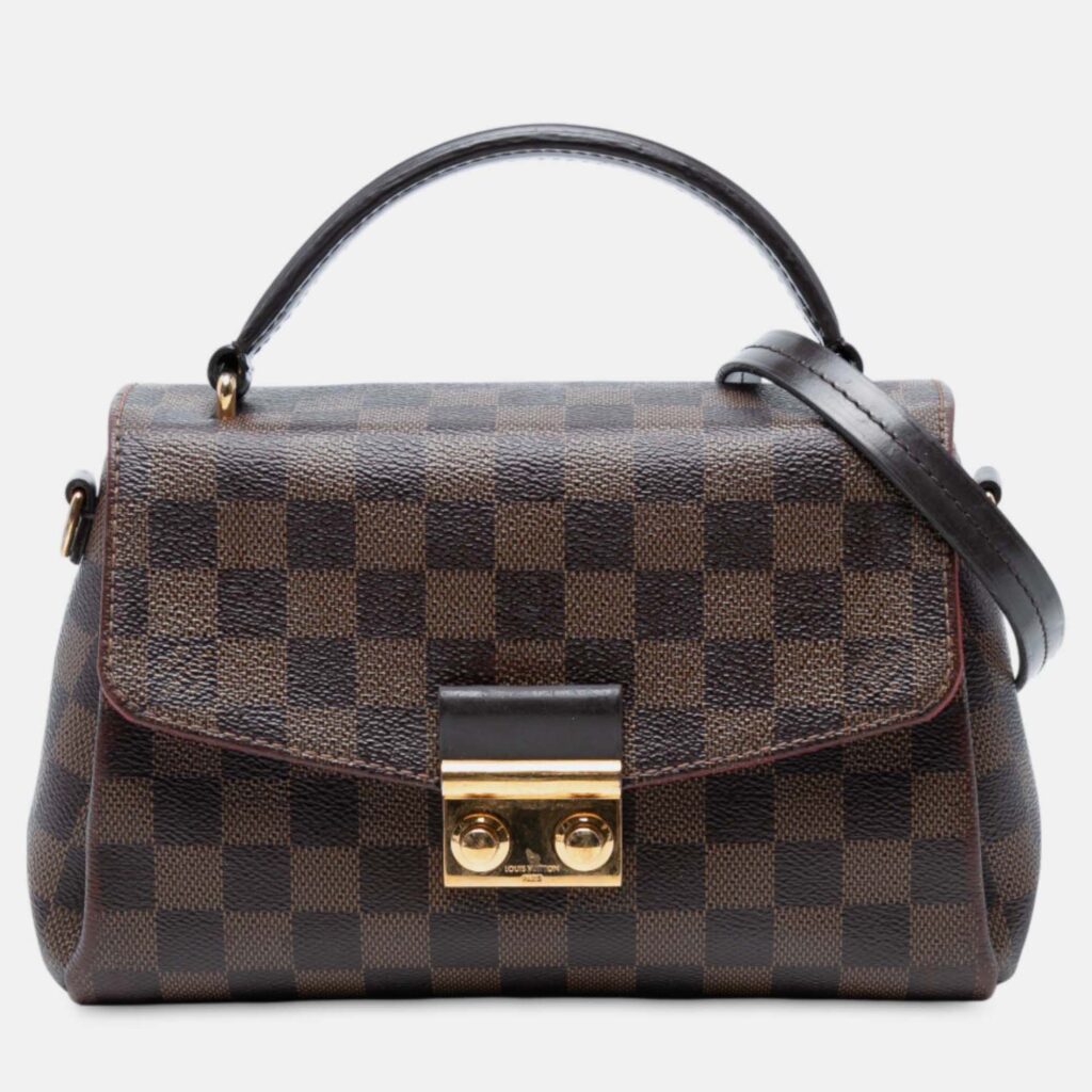 Louis Vuitton Croisette Damier Ebene Coated Canvas Crossbody Bag