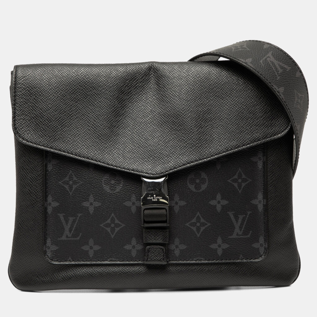 luxury-women-louis-vuitton-used-handbags-p1240491-001-1.jpg Louis Vuitton Taigarama Outdoor Flap Taiga Leather Messenger Bag