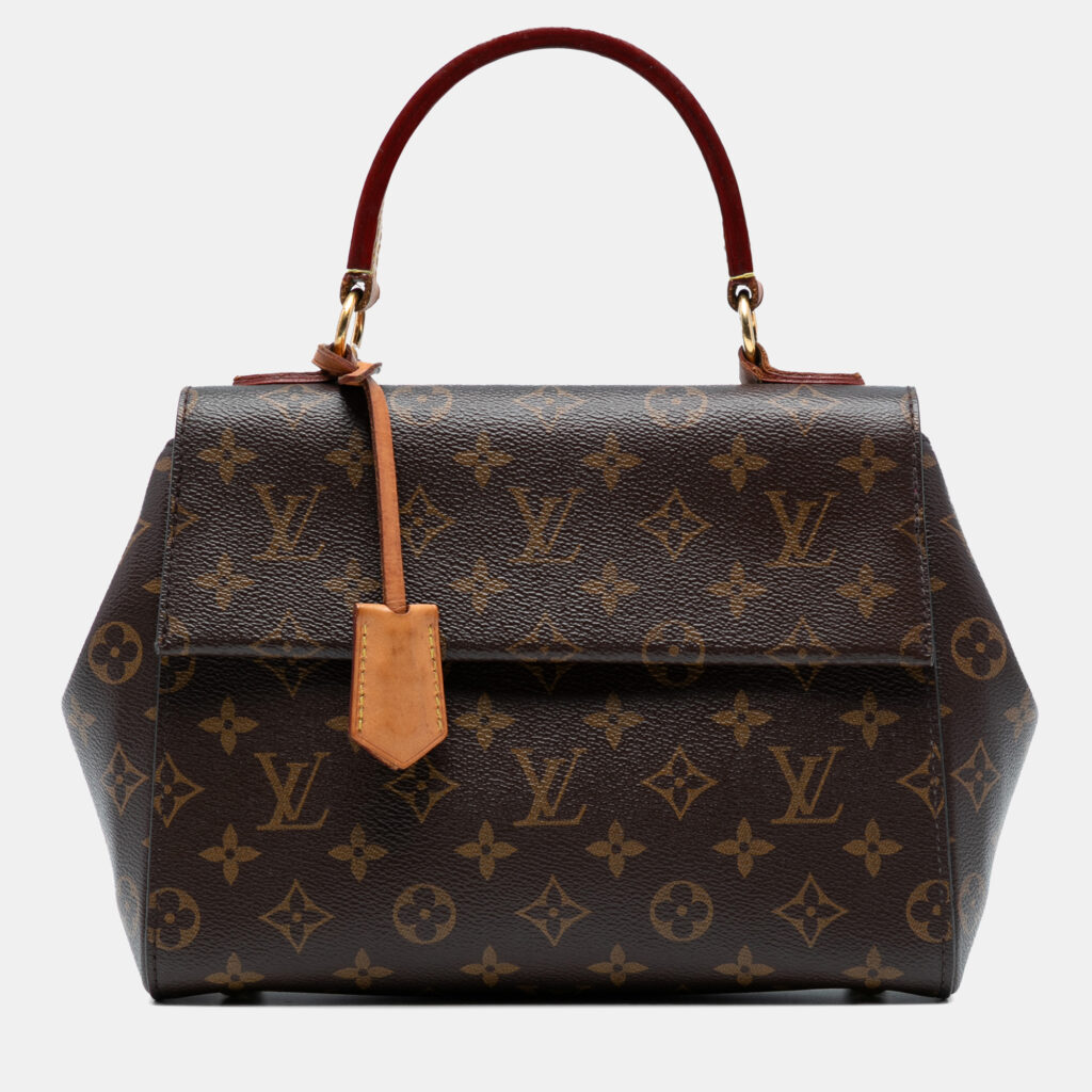 Louis Vuitton Cluny BB Monogram Canvas Top Handle Bag