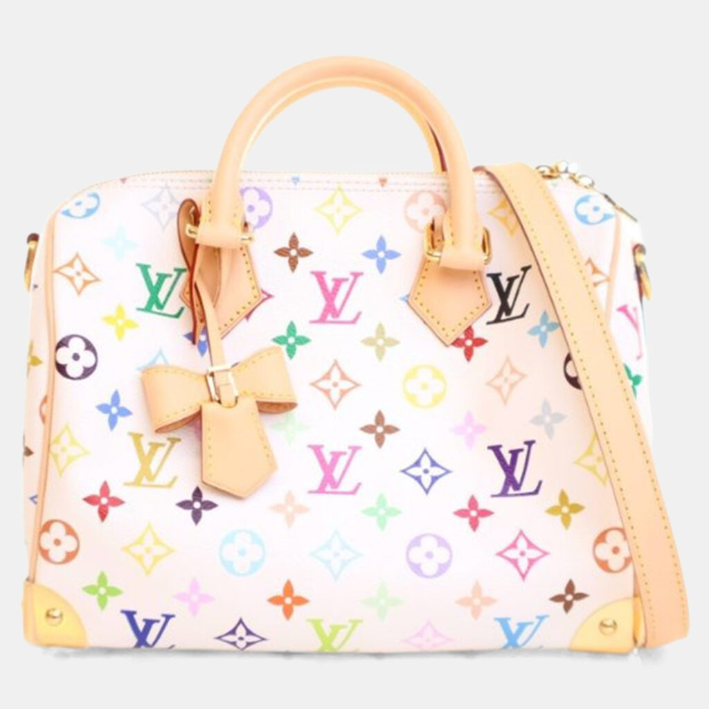 Louis Vuitton x Takashi Murakami Monogram Multicolor Speedy Bandouliere 25 Monogram Canvas Top Handle Bag Louis Vuitton x Takashi Murakami Monogram Multicolor Speedy Bandouliere 25 Monogram Canvas Top Handle Bag