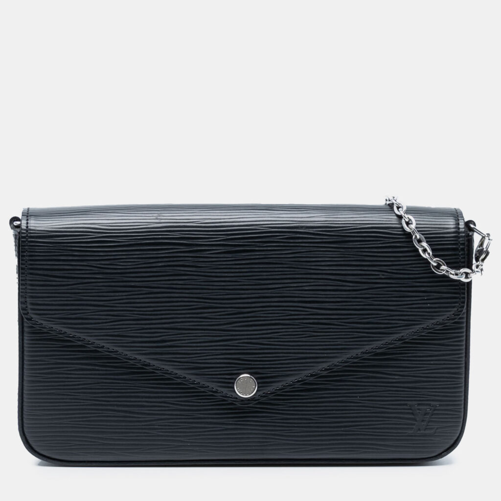 Louis Vuitton Pochette Felicie Epi Leather Wallet on Chain