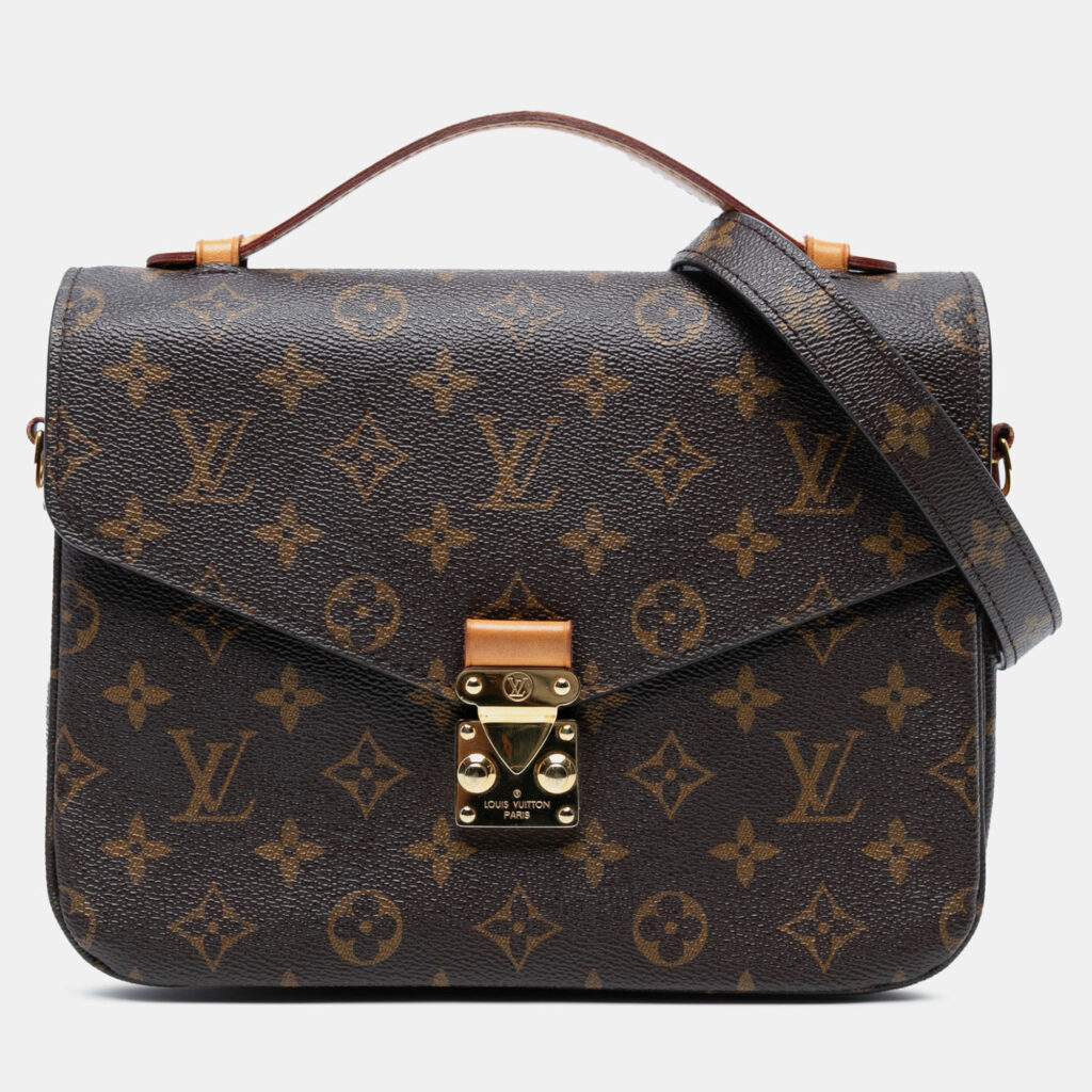 Louis Vuitton Pochette Metis Brown Monogram Canvas Messenger Bag