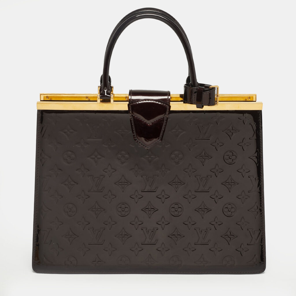 Louis Vuitton Amarante Monogram Vernis Deesse GM Bag Louis Vuitton Amarante Monogram Vernis Deesse GM Bag