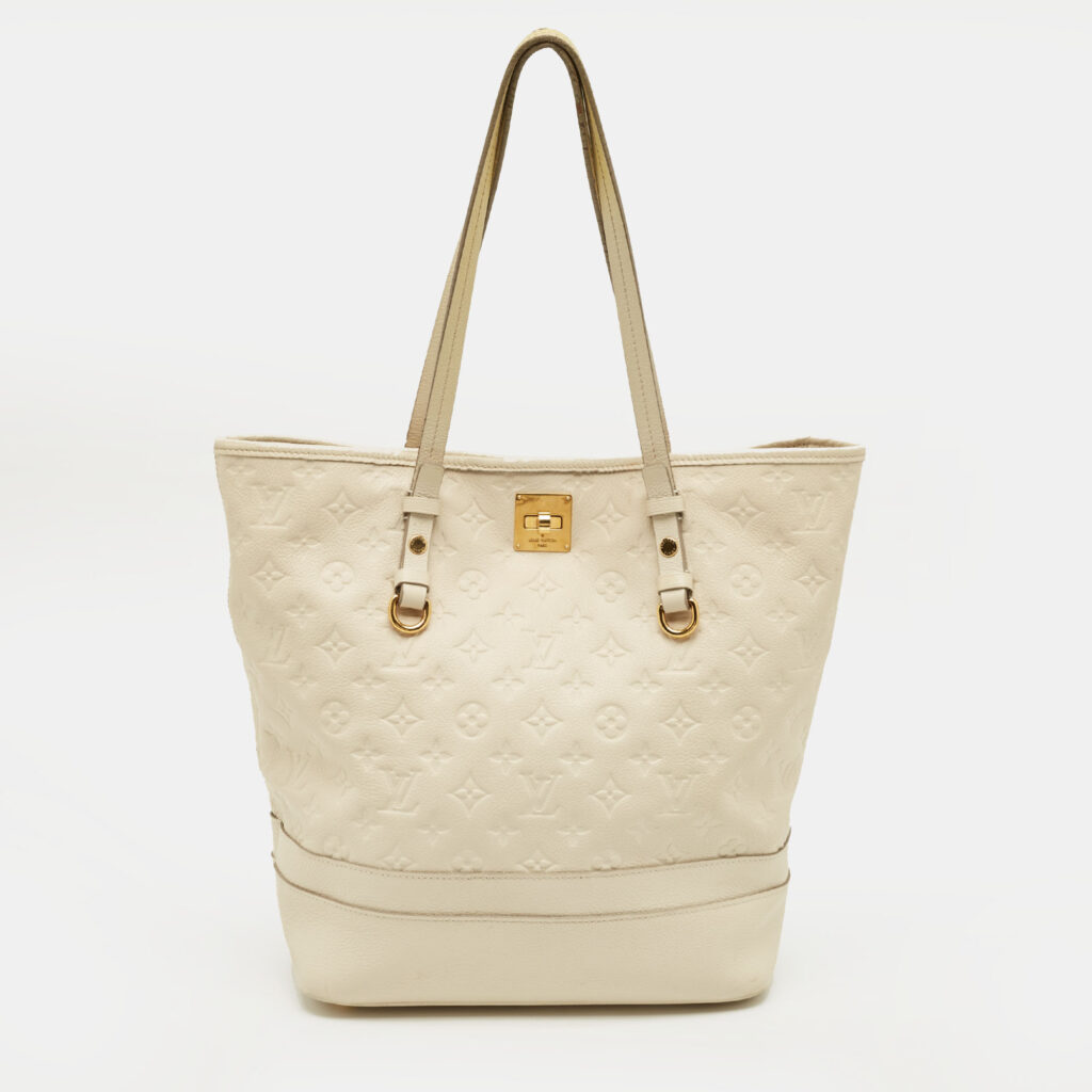 Louis Vuitton Neige Monogram Empreinte Leather Citadine PM Bag Louis Vuitton Neige Monogram Empreinte Leather Citadine PM Bag