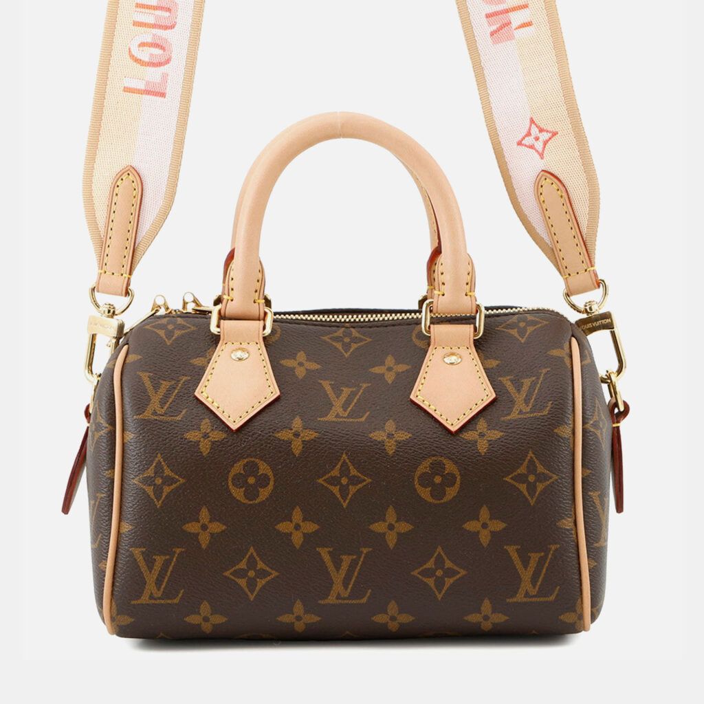 Louis Vuitton Speedy Bandouliere 20 Pink Orange Red Monogram Canvas Top Handle Bag Louis Vuitton Speedy Bandouliere 20 Pink Orange Red Monogram Canvas Top Handle Bag