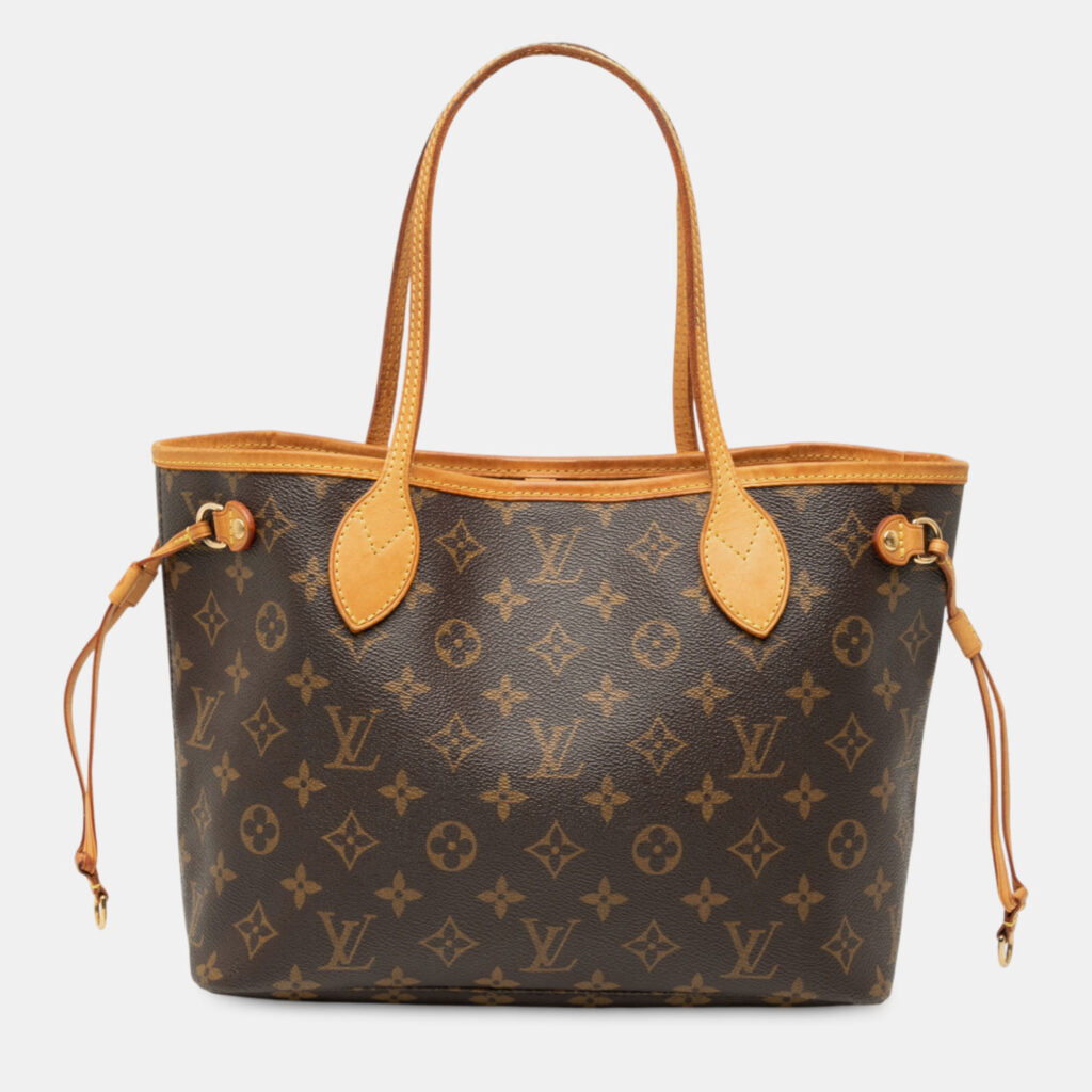 Louis Vuitton Neverfull PM Brown Monogram Canvas Tote Bag Louis Vuitton Neverfull PM Brown Monogram Canvas Tote Bag