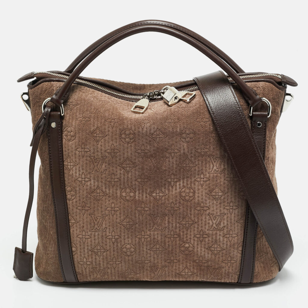 Louis Vuitton Brown Monogram Antheia Suede Ixia PM Bag Louis Vuitton Brown Monogram Antheia Suede Ixia PM Bag