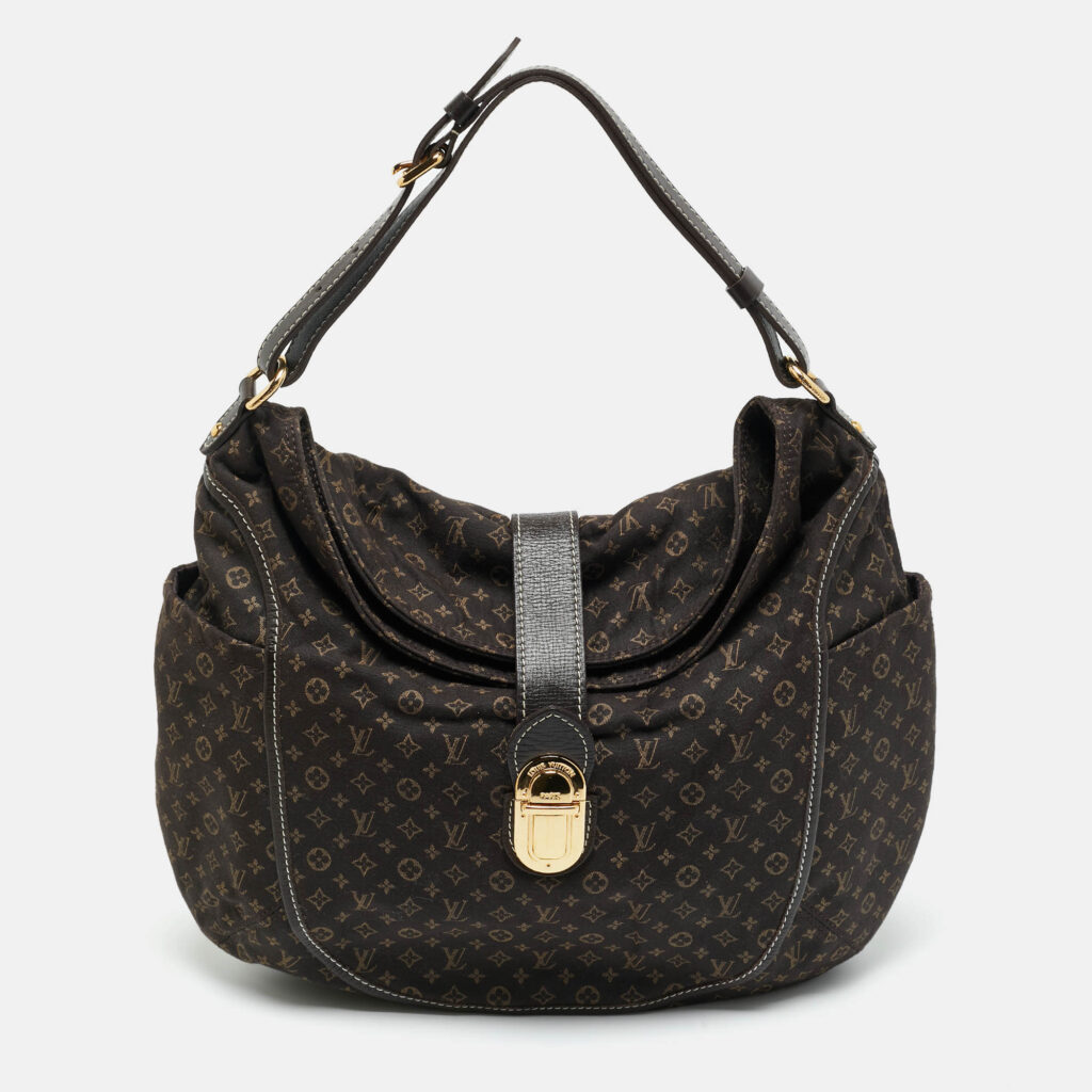 Louis Vuitton Fusain Monogram Idylle Canvas Romance Bag Louis Vuitton Fusain Monogram Idylle Canvas Romance Bag