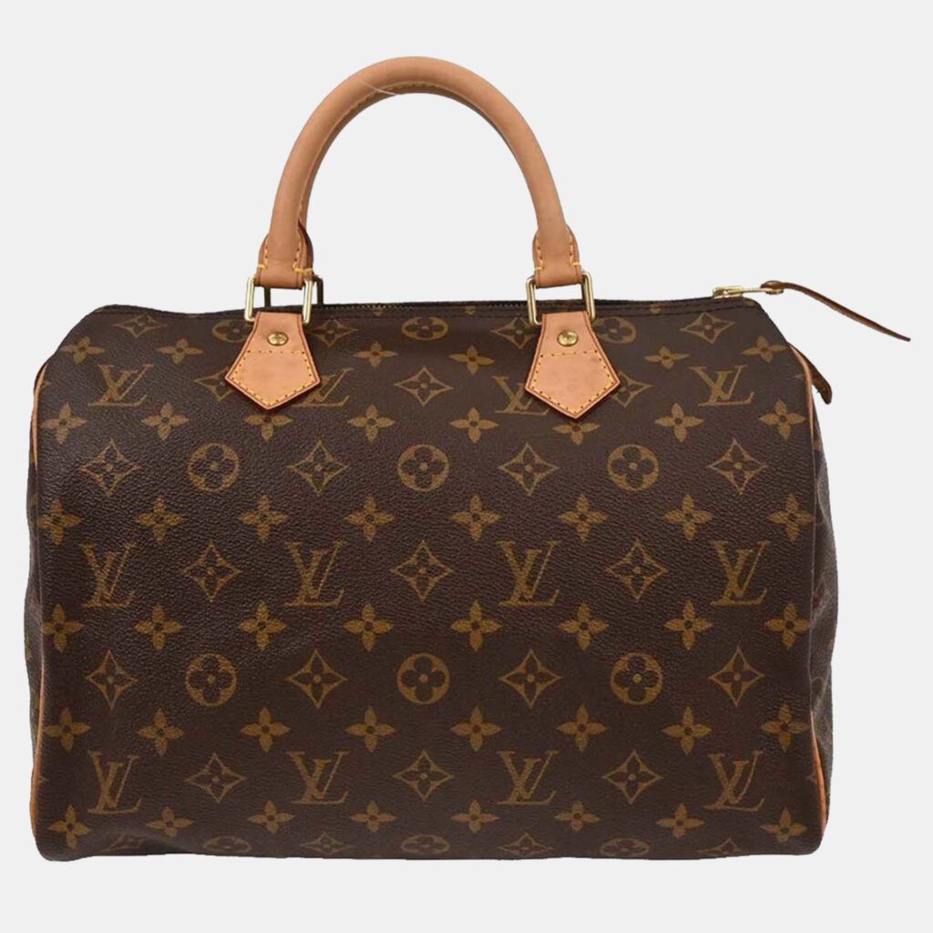 Louis Vuitton Speedy 30 Monogram Canvas Top Handle Bag Louis Vuitton Speedy 30 Monogram Canvas Top Handle Bag