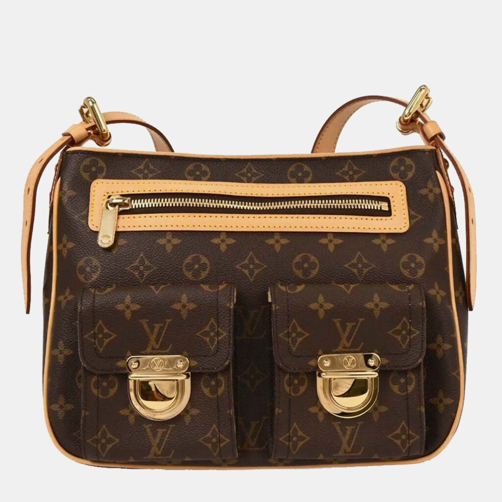 Louis Vuitton Hudson GM Brown Monogram Canvas Shoulder Bag