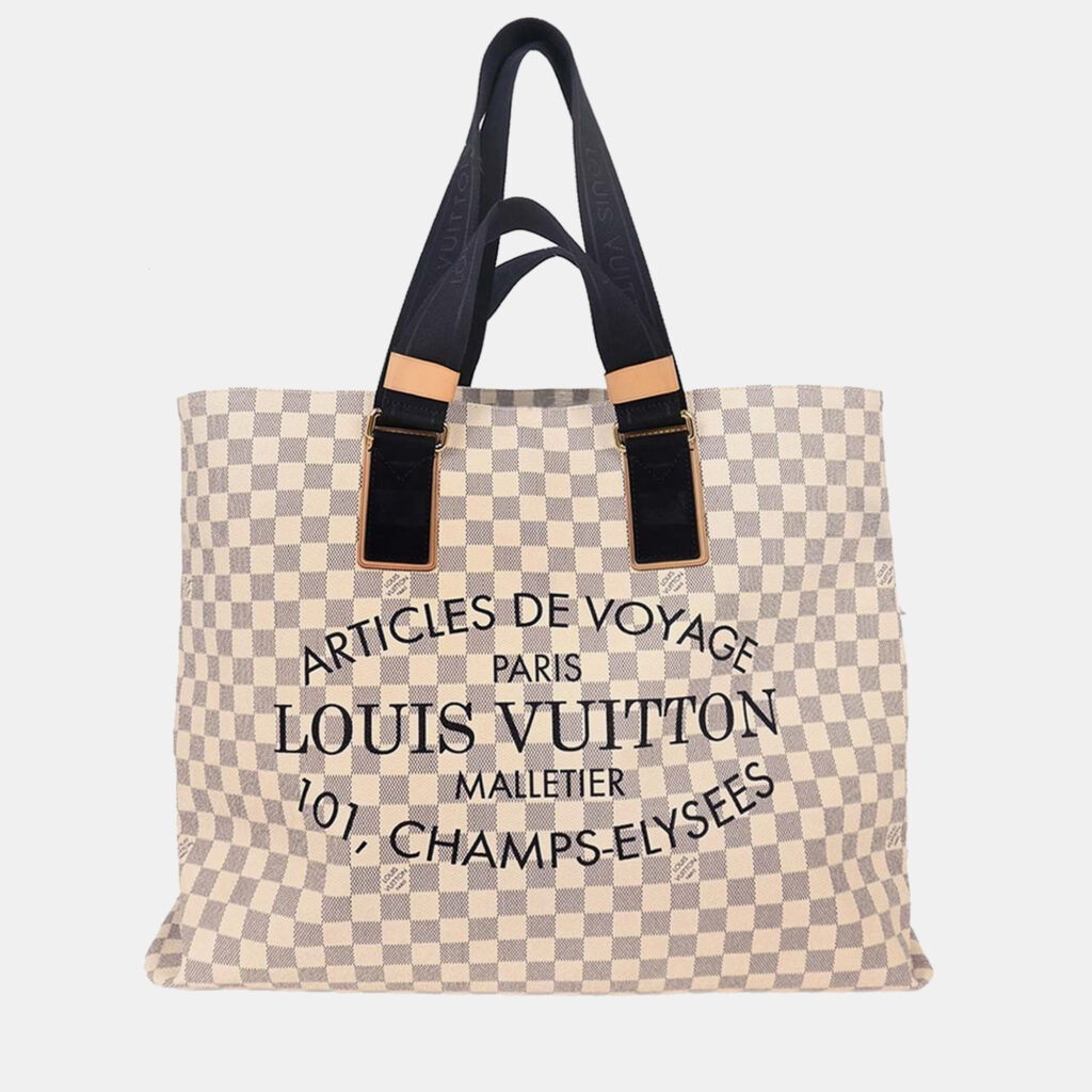 luxury-women-louis-vuitton-used-handbags-p1242091-007-1.jpg Louis Vuitton Damier Plein Soleil Cabas GM Canvas Tote Bag