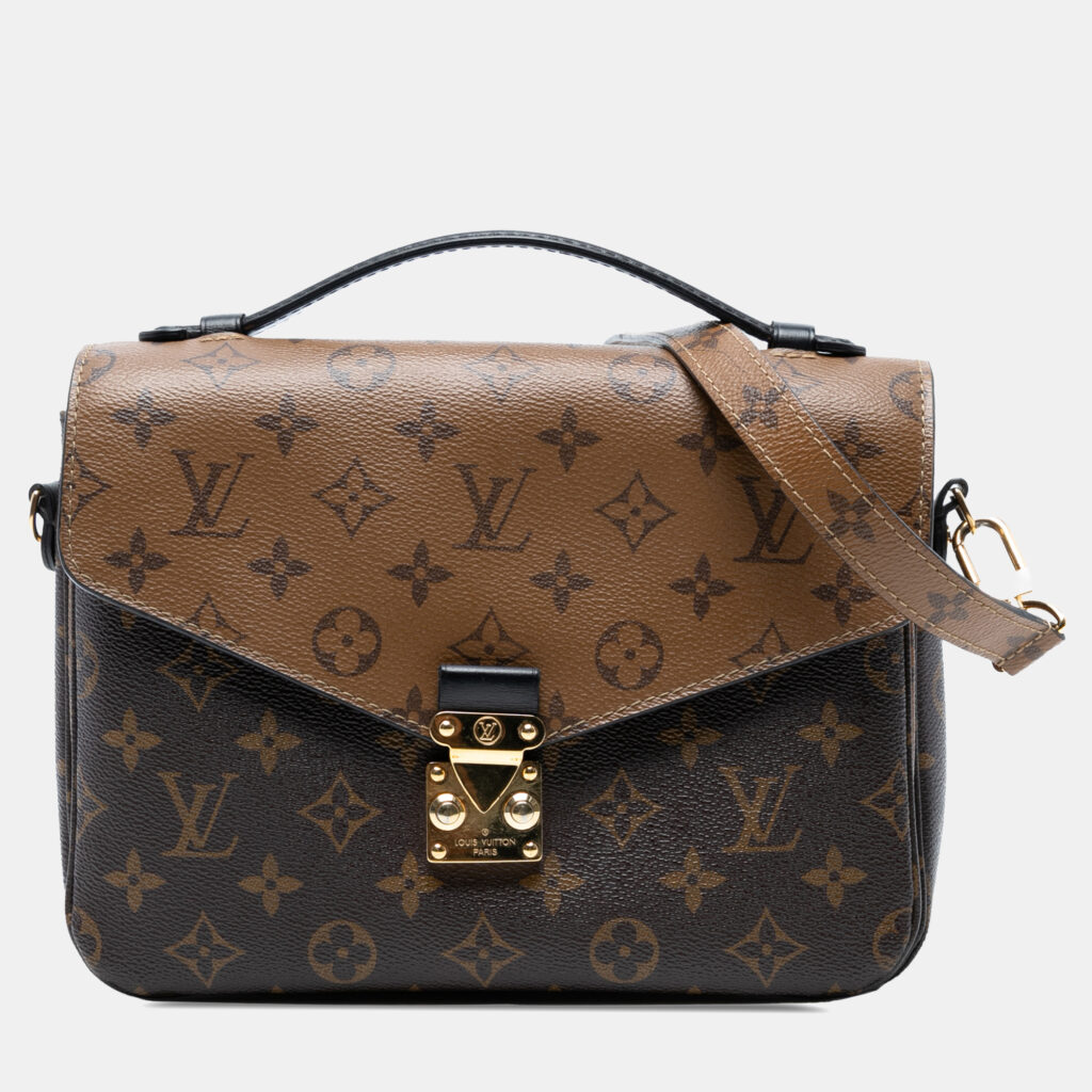 Louis Vuitton Brown Monogram Reverse Pochette Metis
