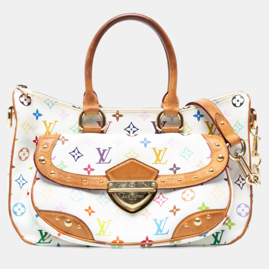 Louis Vuitton White Monogram Multicolore Rita Louis Vuitton White Monogram Multicolore Rita
