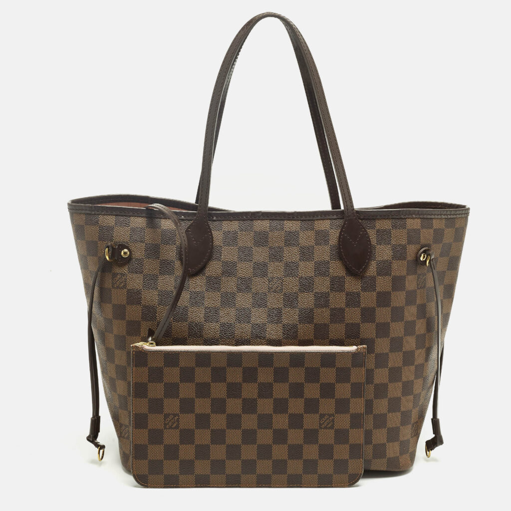 luxury-women-louis-vuitton-used-handbags-p1244788-014-1.jpg Louis Vuitton Damier Ebene Canvas Neverfull MM Bag