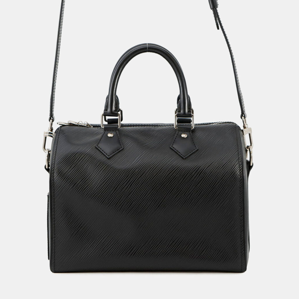 Louis Vuitton Speedy Bandouliere Noir Epi Leather Size 25