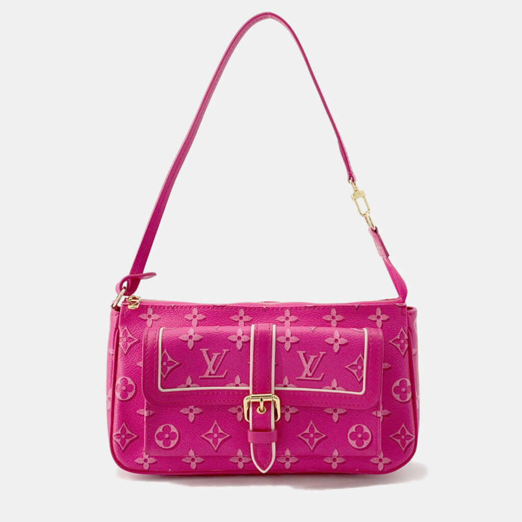 Louis Vuitton Maxi Pochette Accessoires Fuchsia Monogram