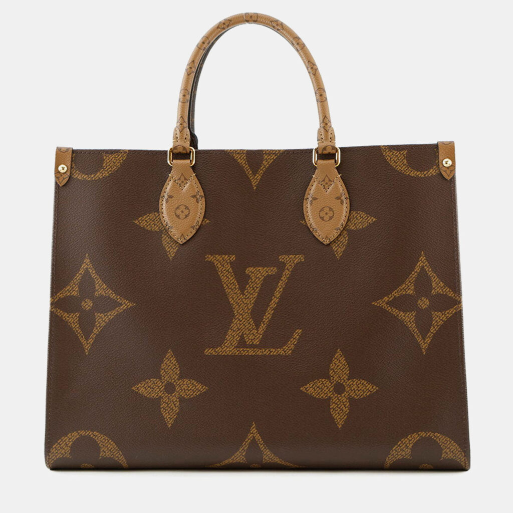 Louis Vuitton Onthego Red Monogram Monogram Reverse Canvas Monogram Giant Size Mm