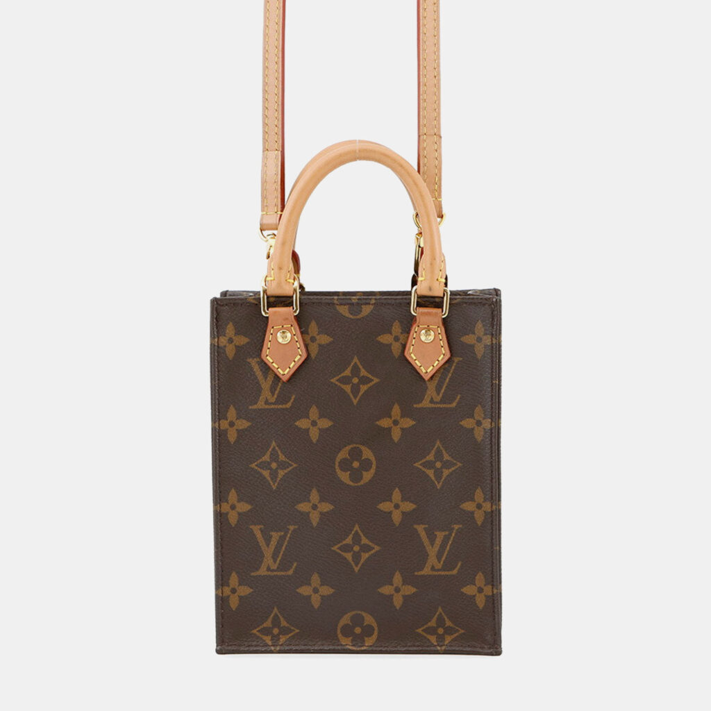 Louis Vuitton Petit Sac Plat Brown Monogram