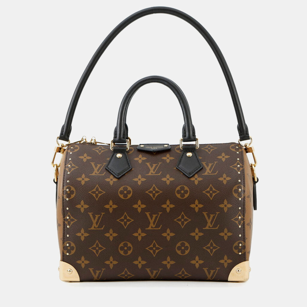 Louis Vuitton Speedy Trunk Noir Monogram Monogram Reverse Canvas Size 25 Louis Vuitton Speedy Trunk Noir Monogram Monogram Reverse Canvas Size 25