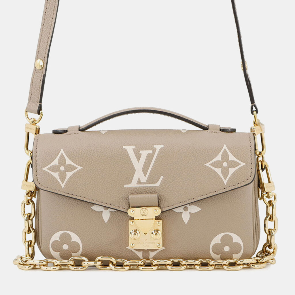 Louis Vuitton Pochette Metis Ew Tourterelle Claim Monogram Empreinte Leather